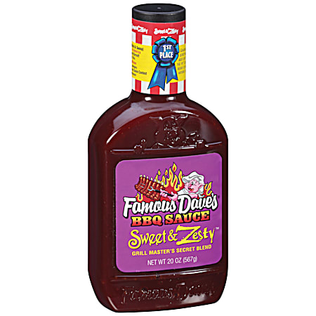 20 oz Sweet & Zesty BBQ Sauce
