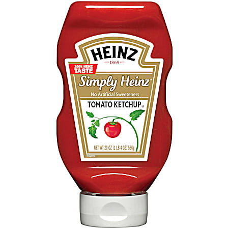 Simply Heinz 20 oz Easy-Squeeze Tomato Ketchup