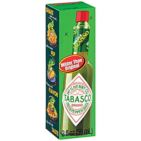 Tabasco 2 oz Green Jalapeno Pepper Sauce