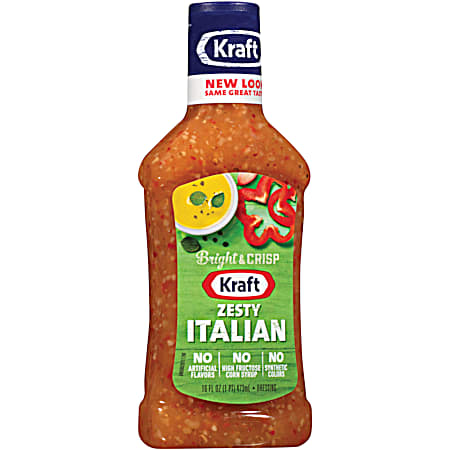 Kraft 16 oz Zesty Italian Dressing