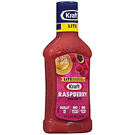 Kraft 16 oz Lite Raspberry Vinaigrette