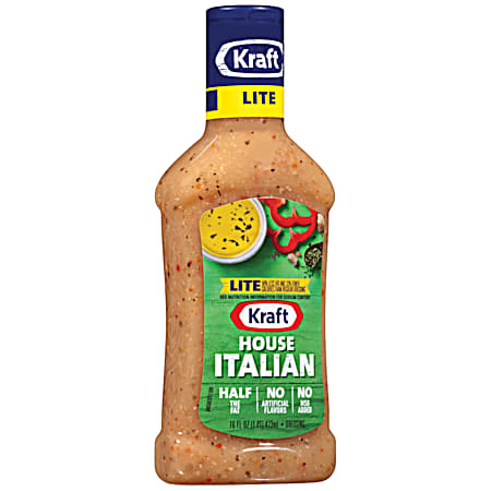 Kraft 16 oz Lite House Italian Dressing