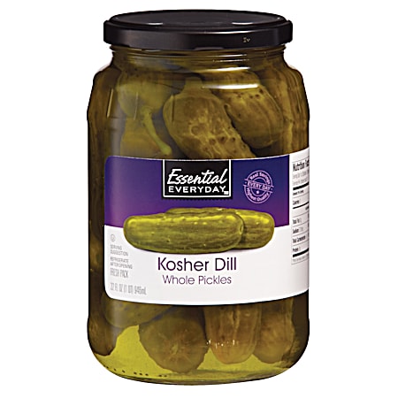 Essential EVERYDAY 32 oz Kosher Dill Whole Pickles