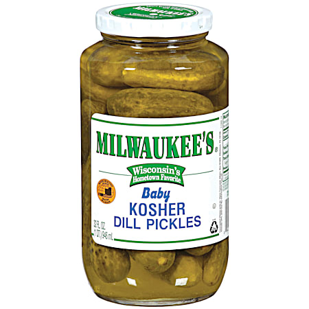 Milwaukee 32 oz Baby Kosher Dill Pickles