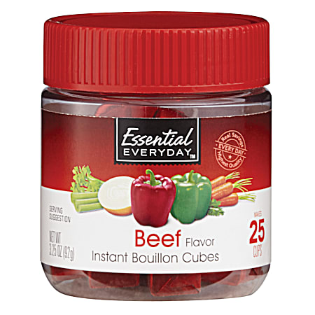 Essential EVERYDAY 3.25 oz Beef Flavor Instant Bouillon Cubes