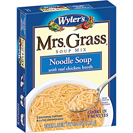 MRS. GRASS 4.2 oz Noodle Soup Mix - 2 Pk