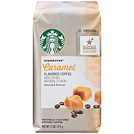 Starbucks 11 oz Caramel Flavored Ground Coffee