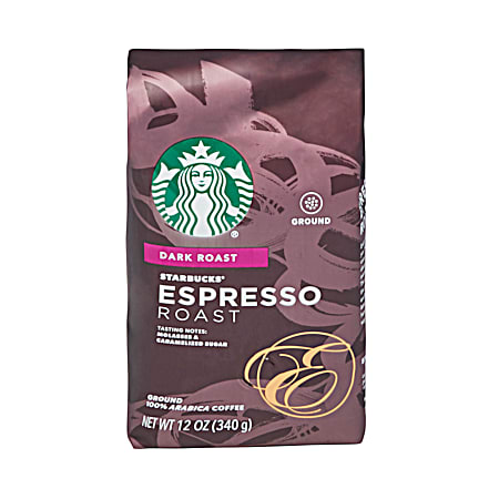 12 oz Espresso Dark Roast Ground Coffee