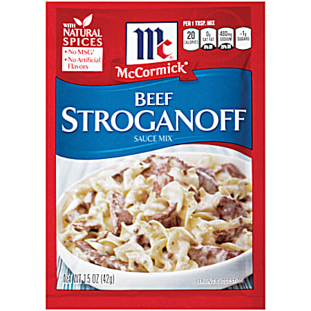 McCormick 1.5 oz Beef Stroganoff Sauce Mix