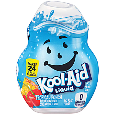 Kool Aid Liquid 1.62 oz Tropical Punch Zero Calorie Water Enhancer