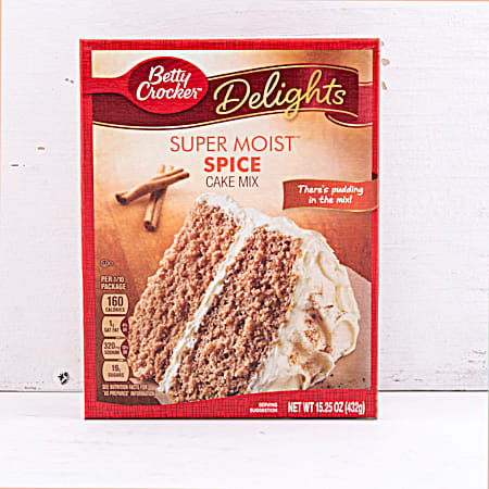 Delights Super Moist 15.25 oz Spice Cake Mix