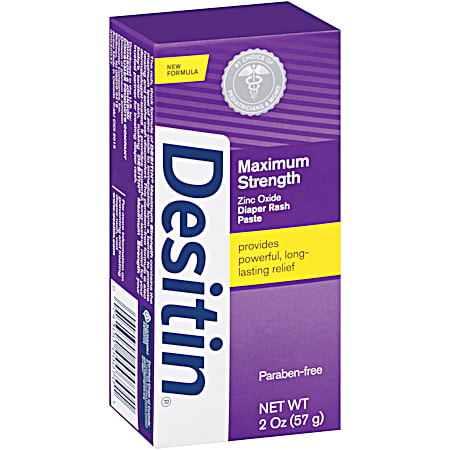 DESITIN Maximum Strength 2 oz Baby Diaper Rash Paste