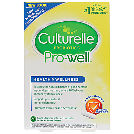 Pro-Well Probiotic Capsules - 30 ct