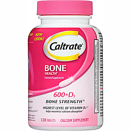 CALTRATE 600+D3 Calcium Supplement - 120 ct