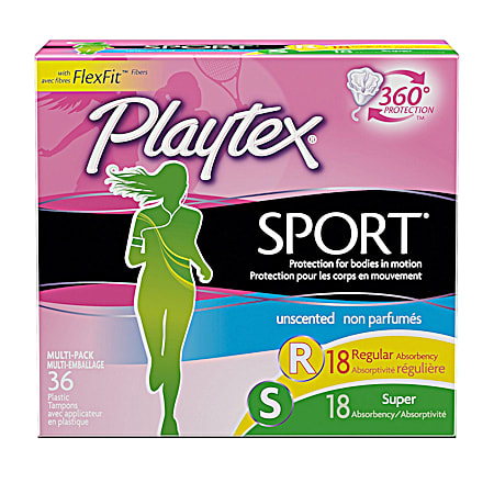 SPORT Unscented Multipack Tampons - 36 ct