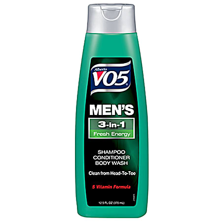 Alberto VO5 Men's Fresh Energy 12.5 oz 3-in-1 Shampoo/Conditioner/Body Wash