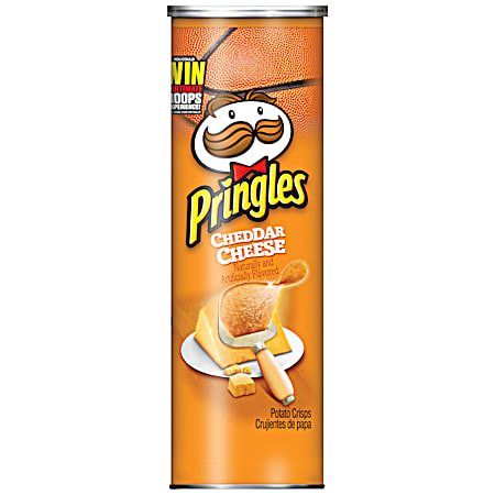 Pringles 5.5 oz Cheddar Cheese Flavored Potato Crisps Chips