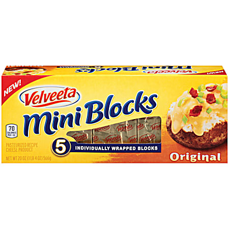 Cheese Mini Blocks - 20 Oz.