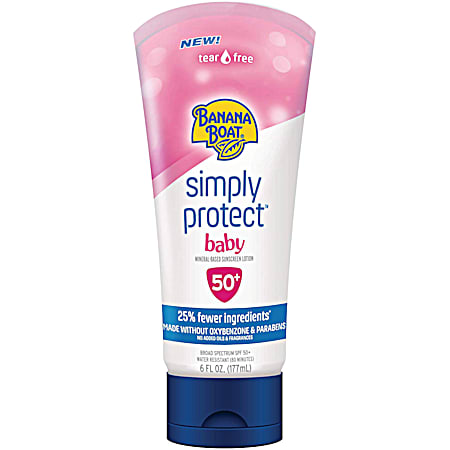 Simply Protect Baby 6 oz 50+ SPF Mineral-Based Sunscreen Lotion