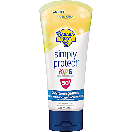 Simply Protect Kids 6 oz 50+ SPF Mineral-Based Sunscreen Lotion