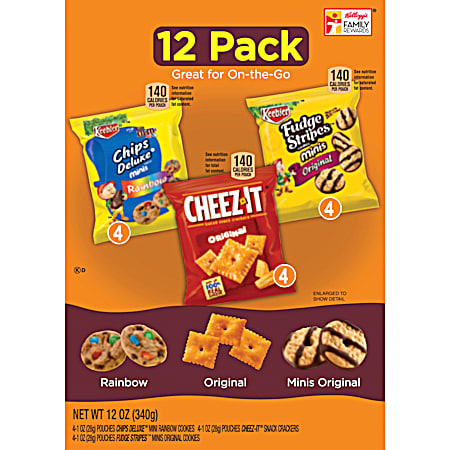 Cookies & Crackers Variety Pack - 12 Pk