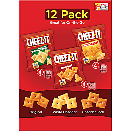 Backed Snack Crackers Variety Pack - 12 Pk