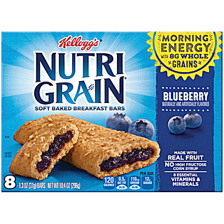 Nutri-Grain Blueberry Cereal Bars - 8 pk