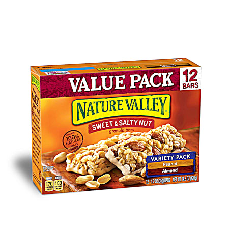 Nature Valley Sweet & Salty Nut Variety Pack Granola Bars - 12 Pk