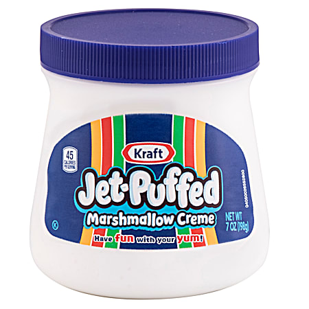 7 oz Jet-Puffed Marshmallow Creme Jar