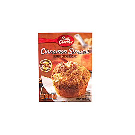 Betty Crocker Cinnamon Streusel Muffin & Quick Bread Mix - 13.9 oz