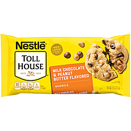 11.5 oz Milk Chocolate & Peanut Butter Flavored Morsels