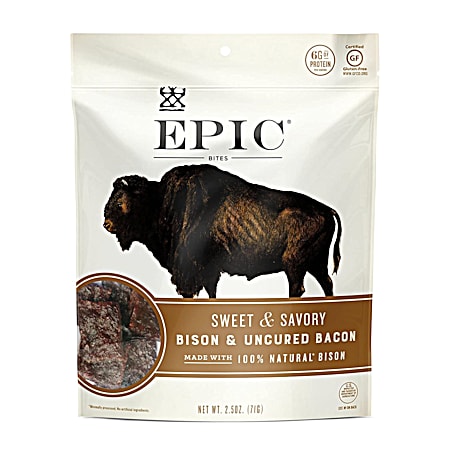 Epic 2.5oz Bison Bacon Bites