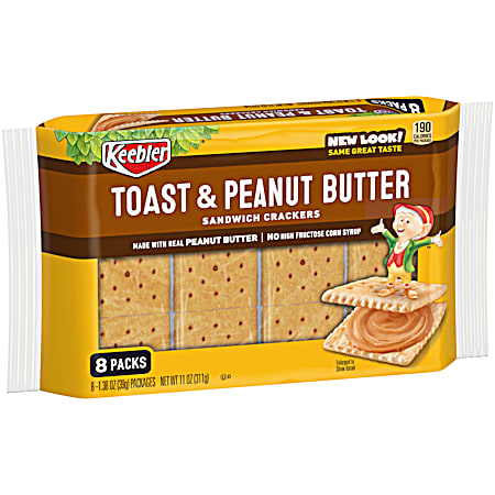 11 oz Toast & Peanut Butter Sandwich Crackers