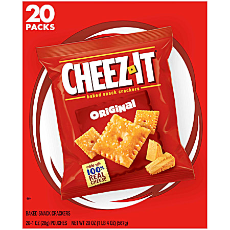 Original 1 oz Baked Snack Crackers - 20 Pk
