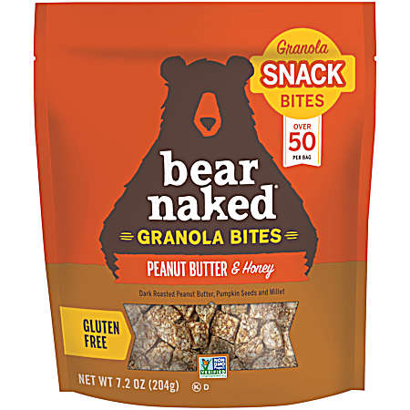 Bear Naked Chewy Bites 7.2 oz Peanut Butter & Honey Granola Bites