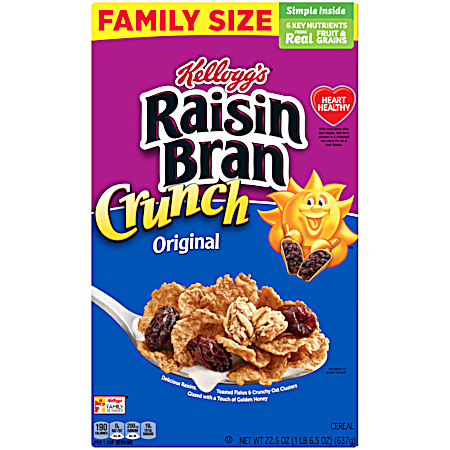 Raisin Bran Crunch Breakfast Cereal