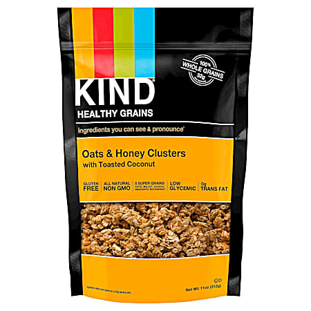 Kind 11 oz Oats & Honey Granola Clusters w/ Toasted Coconut
