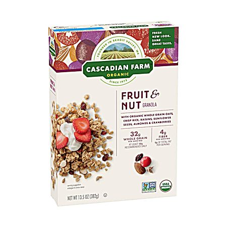 Cascadian Farm 13.5 oz Fruit & Nut Granola