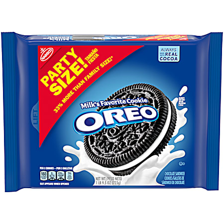 Nabisco Oreo Chocolate Sandwich Cookies Party Size