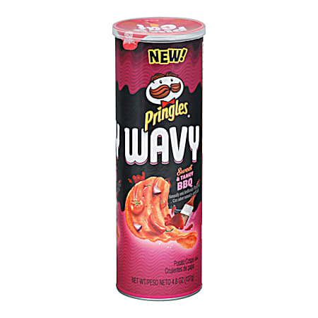 4.8 oz Wavy Sweet & Tangy BBQ Potato Crisps