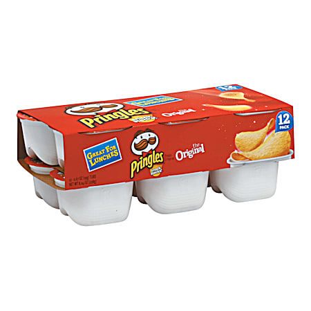 Pringles Original Flavored Potato Crisps Snack Stacks - 12 pk
