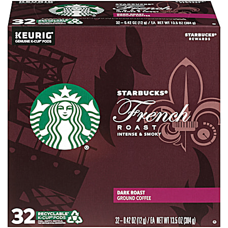 Starbucks French Dark Roast Single Serve K-Cups