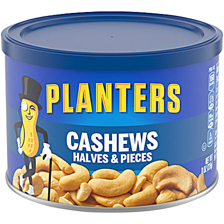 Planters 8 oz Cashew Halves & Pieces