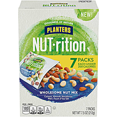 Nut-Rition Wholesome Nut Deluxe Mix - 7 ct