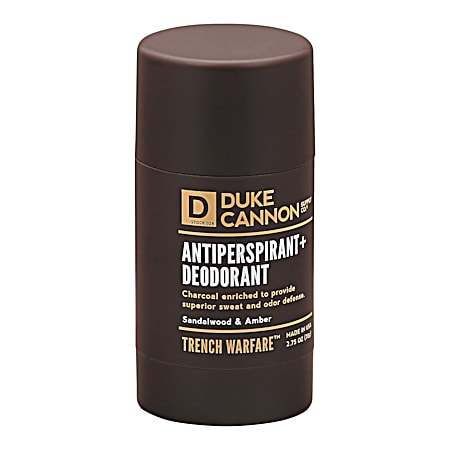 Duke Cannon 2.7 oz Trench Warfare Sandalwood & Amber Antiperspirant & Deodorant