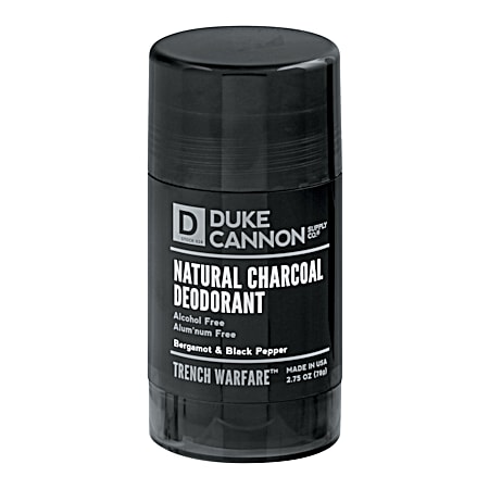 Duke Cannon 2.7 oz Trench Warfare Bergamot & Black Pepper Natural Charcoal Deodorant