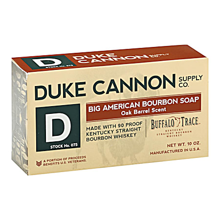 Duke Cannon 10 oz Big American Bourbon Brick of Soap