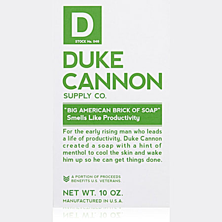 Duke Cannon 10 oz Big American Productivity Brick of Soap