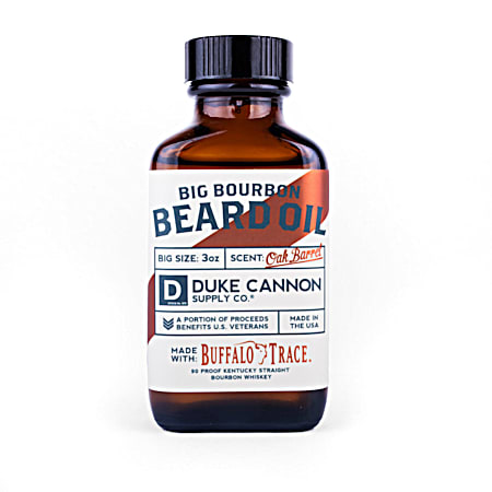 Duke Cannon 3 oz Big Bourbon Oak Barrell Beard Oil