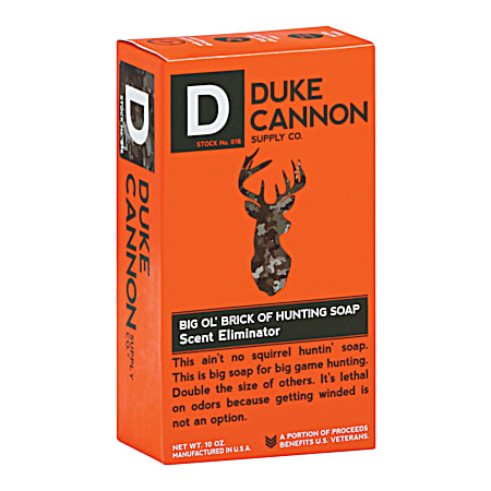 Duke Cannon 10 oz Big Ol Brick of Scent Eliminator Hunting Soap